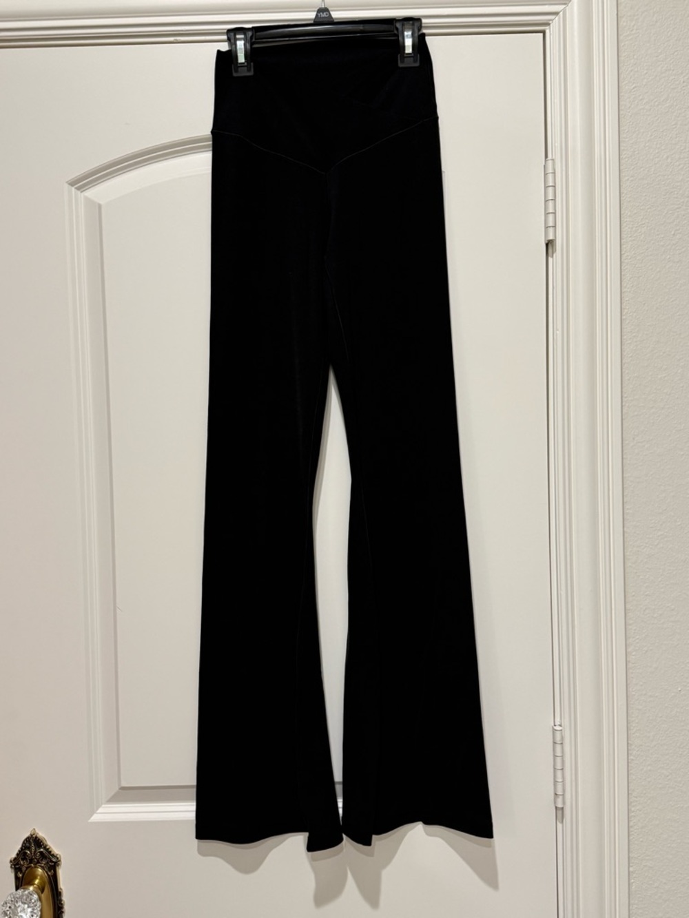 Ladies Offline by Aerie Real Me Black Flare High Rise Pants Medium